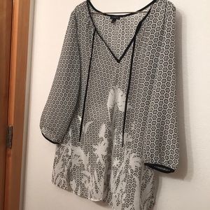 Ann Taylor flowy dress shirt